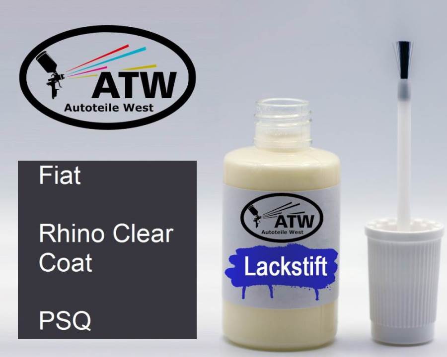 Fiat, Rhino Clear Coat, PSQ: 20ml Lackstift, von ATW Autoteile West.